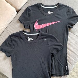 Nike Logo Dri-fit cotton tee set of two
